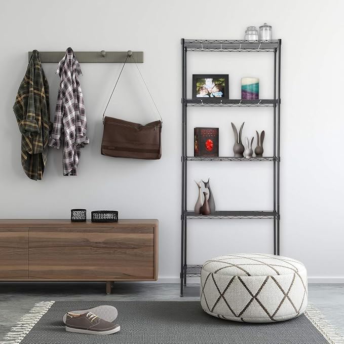 14" D×24" W×60" H Wire Shelving Unit Metal Commercial Shelf - Image 2