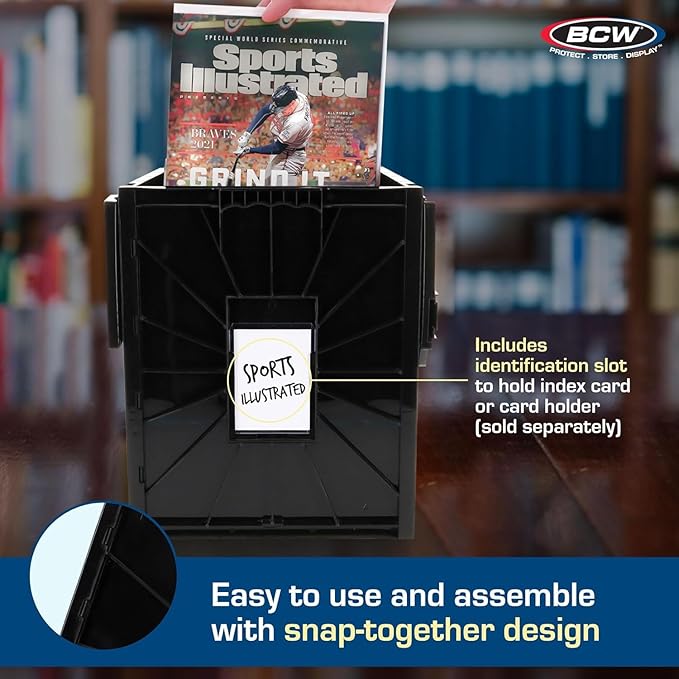 BCW Magazine Document & Comic Book Storage Bins | Durable Magazine Bin | - Image 4