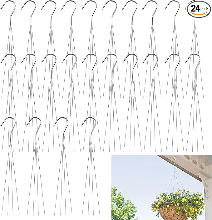 24 Inch Orchid Wire Plant Hangers by GBACHOOSE