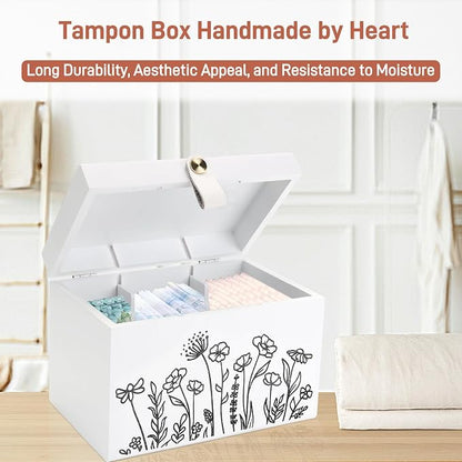 100% Solid Wood Tampon Holder Box - Image 5