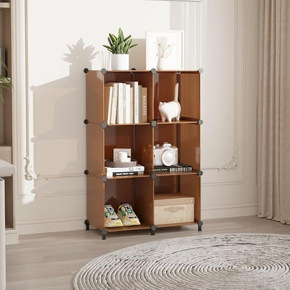 AWTATOS Cube Storage Organizer, Storage Cubes Shelves Bookshelf, 6 Cube Closet - Image 4