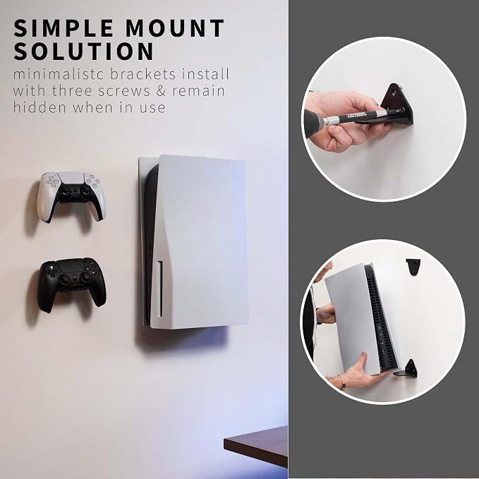 VIVO 2-in-1 Wall and Under Desk Mount Bracket Designed - Image 6