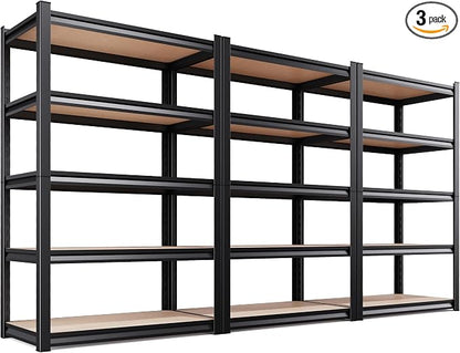3-Pack Garage Shelving for Large Storage & Whole Home Organization, Storage Bins by CreatingaComfortableLiving