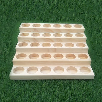 Wooden Essential Oil Display Stand 5 Tier Essential Oil Holder Solid Wood - Image 5