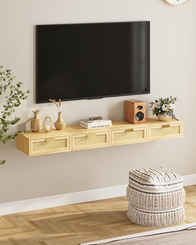 Aienvey Floating Nightstand, Floating Shelf - Image 9