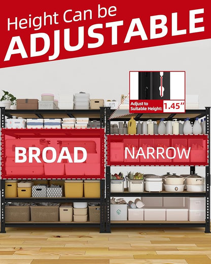 PrimeZone Heavy Duty Garage Storage Shelves - Image 5