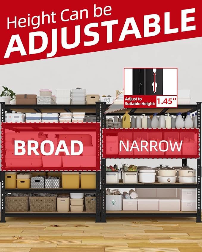 PrimeZone Heavy Duty Garage Storage Shelves - Image 5