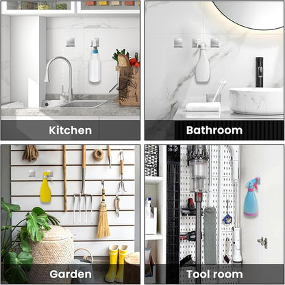 Daily Treasures 304 Stainless Steel Spray Bottle Holder Rack - Image 5