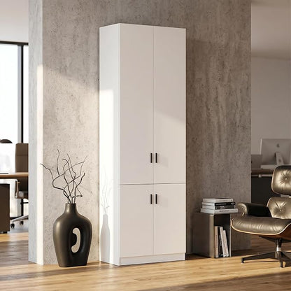 94.5" Extra Tall Wood Storage Cabinet, Office Cabinet - Image 5