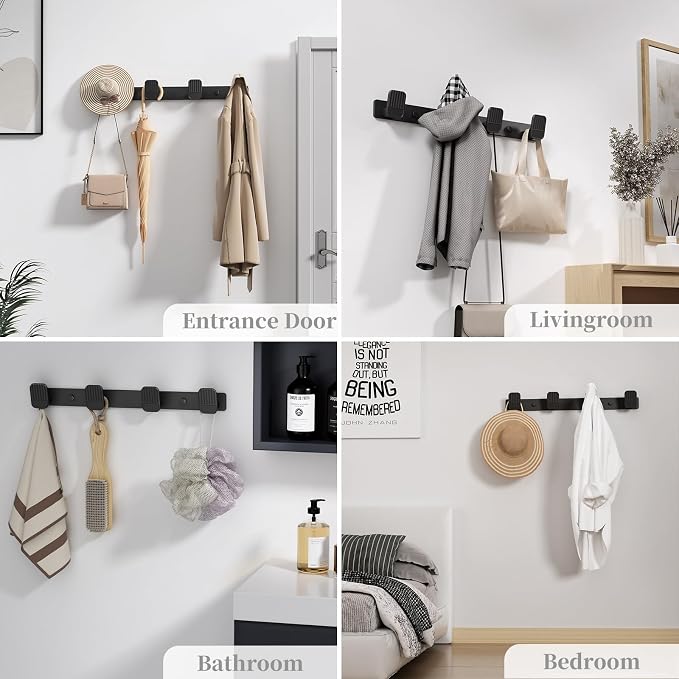 Coat Rack Wall Mount Coat Hooks - Image 3