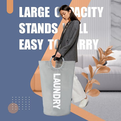 Caroeas 100L Laundry Basket, Large Laundry Hamper, Laundry Bag - Image 2