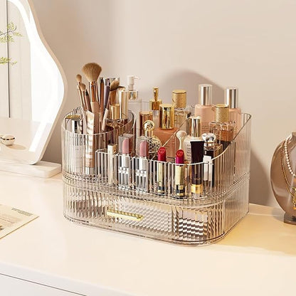 360° Rotating Makeup Organizer by STORICANS