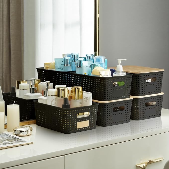 Bagnizer Small Plastic Storage Bins - Image 5