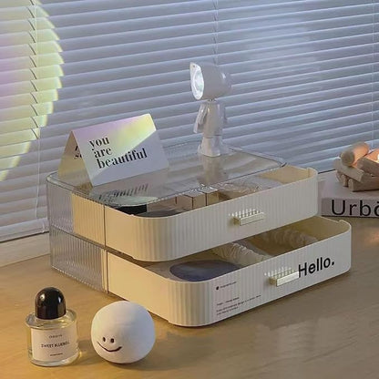 MIUOPUR Stackable Makeup Organizer Drawers, Bathroom Vanity Organizers and - Image 2