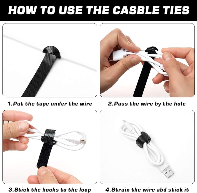150PCS Reusable Cable Ties - Image 2