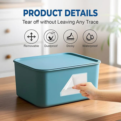 MaxGear 3" x 5" Index Card Holder, 52 Pack Label Holders - Image 3