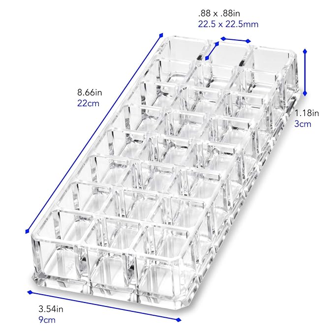 byAlegory Acrylic Lipstick & Acrylic Lip Gloss Organizer 48 Space Beauty - Image 7