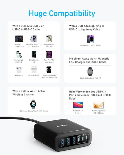 Anker Desktop Charger, Fast Charging USB C Charger - Image 6