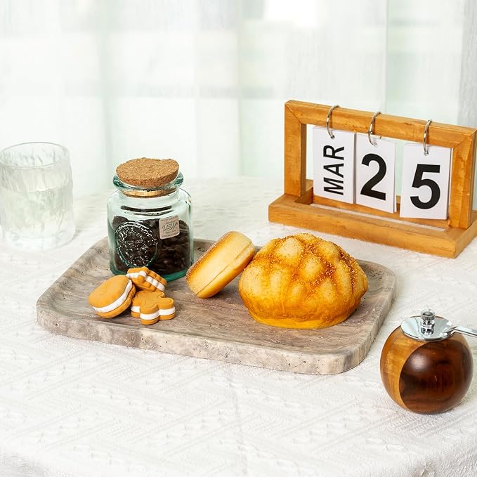 Marble Vanity Trays, Travertine Bathroom Tray, Decorative Tray - Image 7