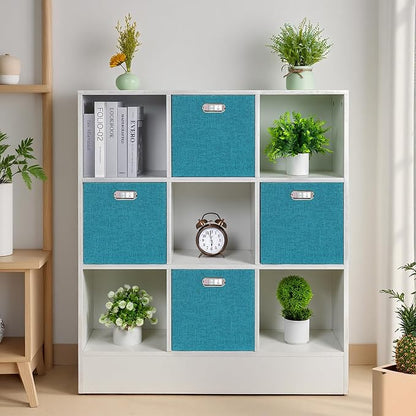 Posprica Collapsible Storage Bins, 13×13 Foldable Storage Cube Boxes Fabric - Image 6