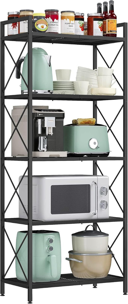 SONGMICS 5-Tier Metal Storage Rack, Shelving Unit - Image 8