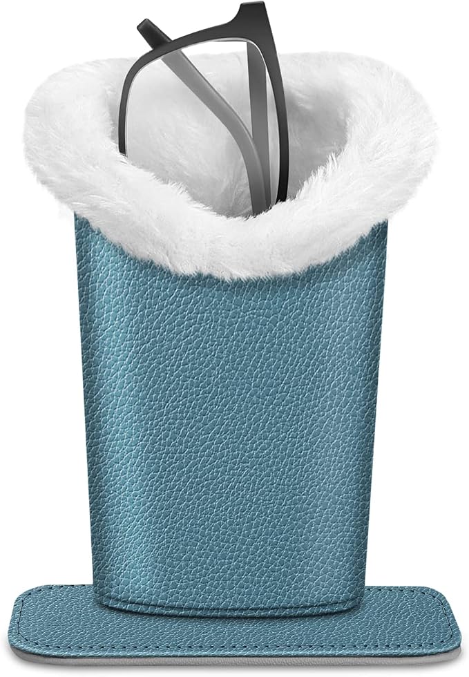 Fintie Plush Lined Eyeglasses Holder, Glasses Stand Case, Anti-scratch Glasses by Fintie