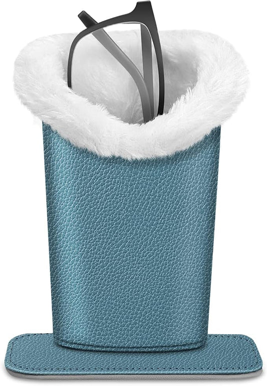 Fintie Plush Lined Eyeglasses Holder, Glasses Stand Case, Anti-scratch Glasses by Fintie