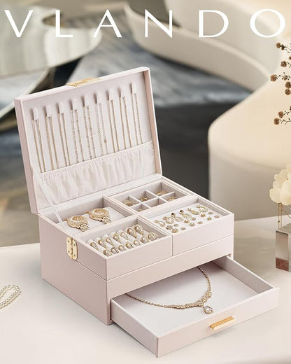 Vlando 3 Layer Jewelry Box - Image 6