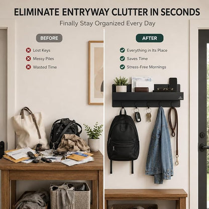 Modern Large Wall Mounted Key Holder - Image 3