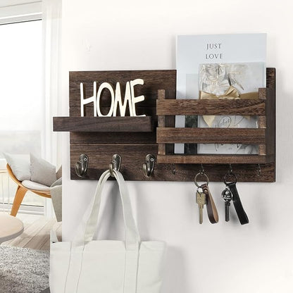 Lwenki Mail Organizer for Wall Mount – Key Holder - Image 7