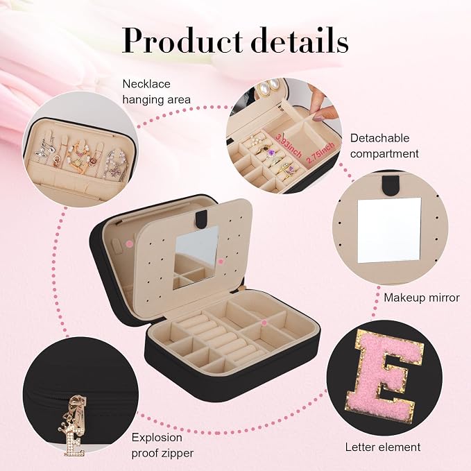 TopPerfekt Travel Jewelry Case, Jewelry Box - Image 3