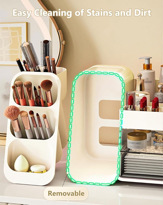 Makeup Organizer with Drawers, Skincare Organizer, Storage Box Cosmetic Display - Image 3
