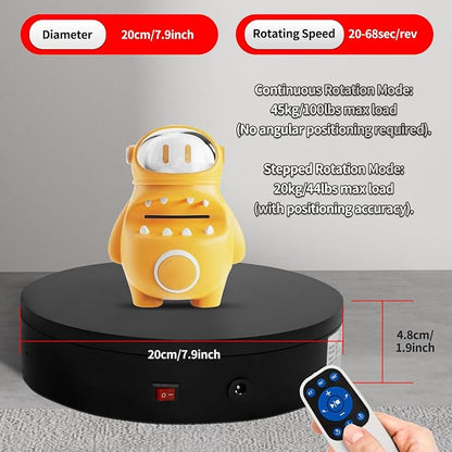 Remote Motorized Electric Turntable Rotating Display Stand Spinning Rotating - Image 7