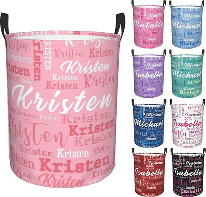 Custom Name Laundry Hamper, Personalized Laundry Baskets by PersonalizedGift