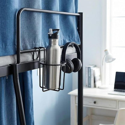 2 Pack Bed Cup Holder, Metal Bedside Drink Holder - Image 6