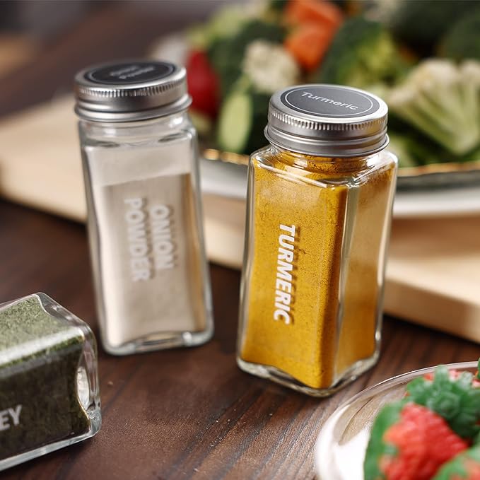 Antimbee 40-Pack 3.5 OZ Glass Spice Jars - Image 6