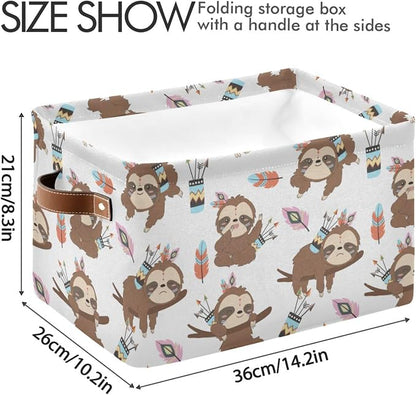 ZAZYXTJ Cute Sloth Storage Basket - Image 3