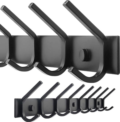 WEBI Coat Rack Wall Mounted, 8 Coat Hooks by WEBI