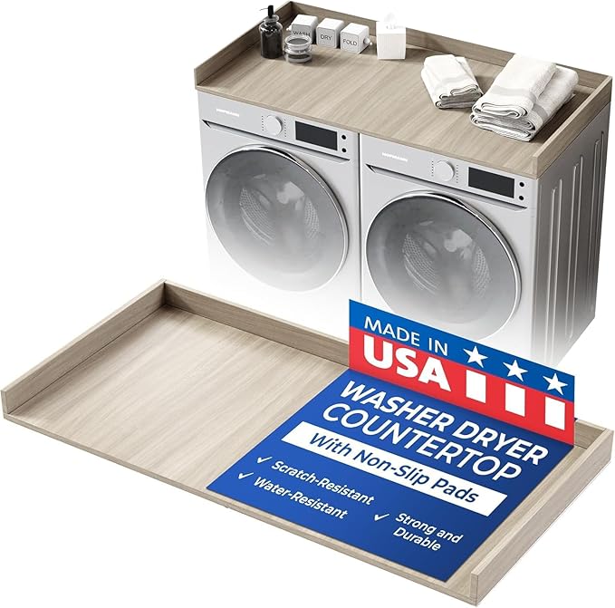 OfficeSimpli Large Washer Dryer Countertop 30 x 58 by OfficeSimpliUS