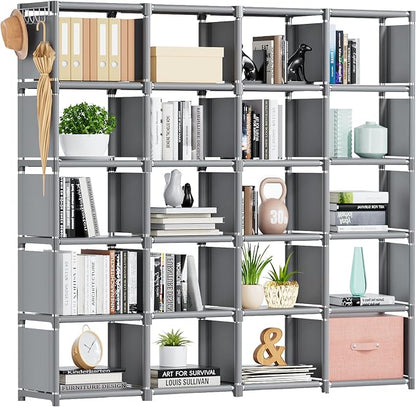 Mavivegue 20 Cube Book Shelf, Storage Organizer, Large DIY Bookcase, Metal Cube by Mavivegue