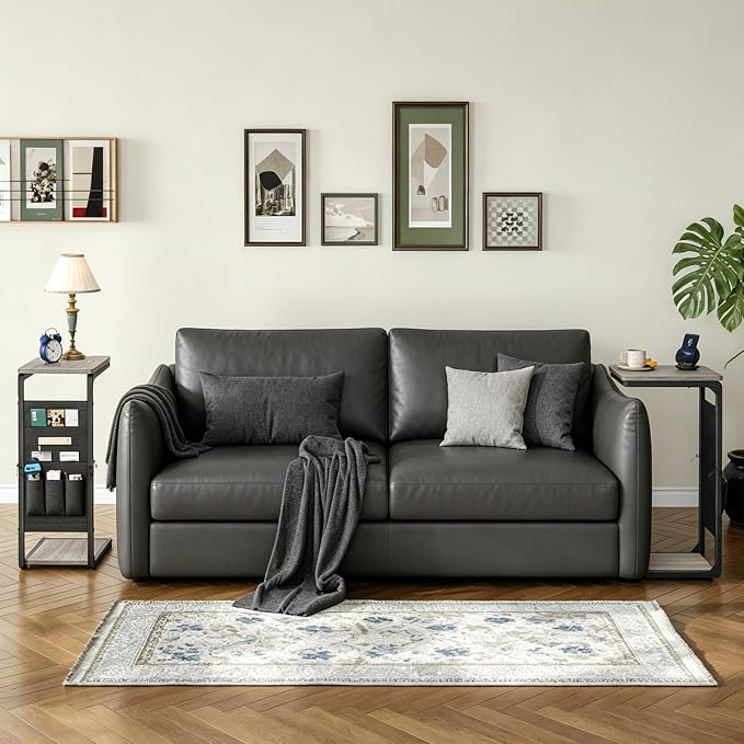 TV Trays for Eating on Couch Side Tables that Slide Under Dinner TV Tray Table - Image 7