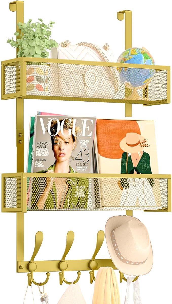 Kaiferty Over The Door Hooks Organizer, Coat Rack by Kaiferty