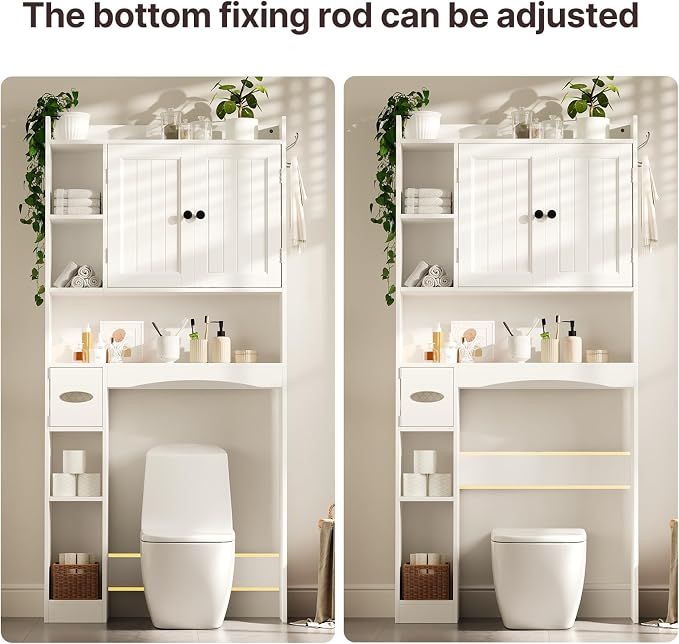 Gizoon 66''H Over The Toilet Storage Cabinet, - Image 5