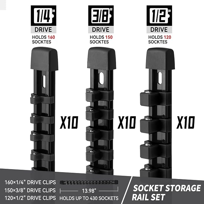 Socket Organizer Drive ABS Tools - Image 2