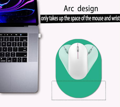 Small Mouse Pad, Waterproof and Non-Slip Rubber Bottom, Wireless Mouse - Image 2