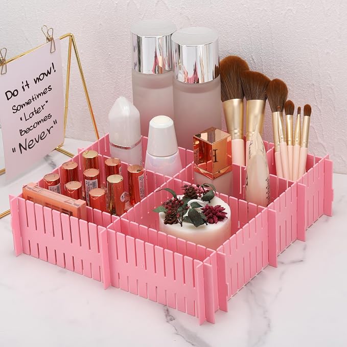 acDesign 40Pcs Grid Drawer Dividers, Adjustable Drawer Organizer - Image 3