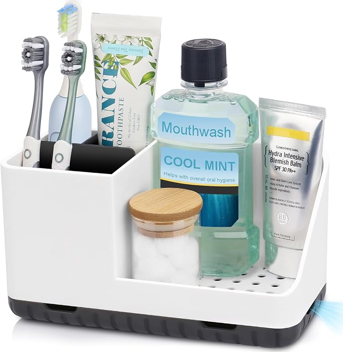 Bathroom Counter Organizer, Bathroom Organizers and Storage, Detachable by PARKMANI