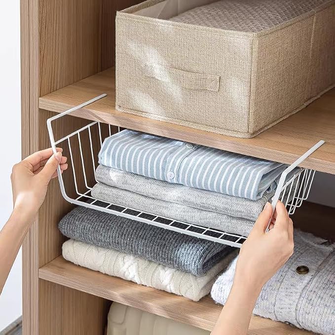 Under Shelf Storage Basket, Pantry Organizers and Laundry Room Organization - Image 8