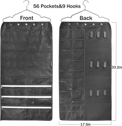 BB Brotrade Hanging Jewelry Organizer, Accessories Organizer, 56 Pocket - Image 5