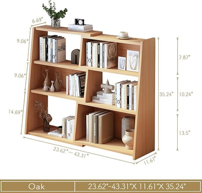 IOTXY Wooden Extendable Shelf Bookcase - Image 2